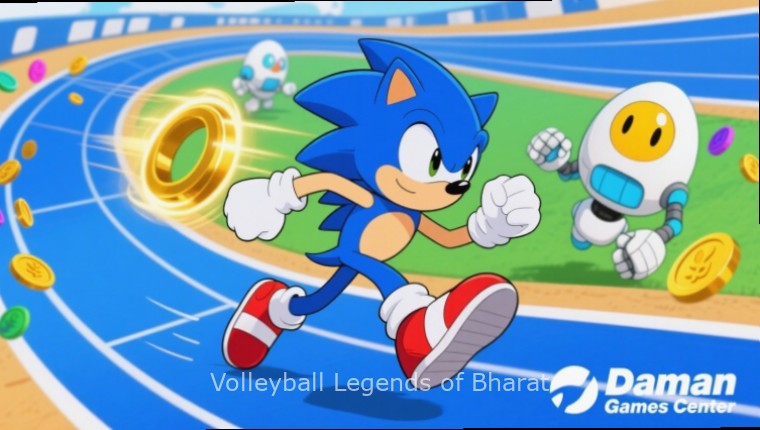 Volleyball Legends of Bharat - Strategic Gameplay Volleyball Legends of Bharat tactical screen showing player positions and suggested moves
